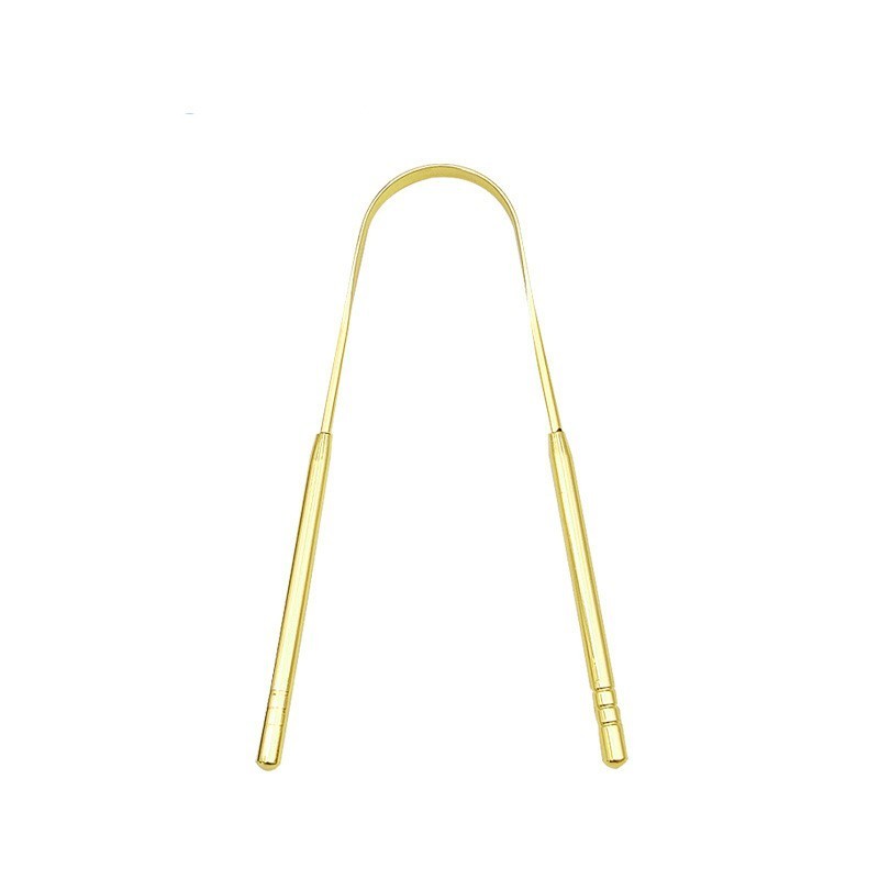 Stainless Steel Tongue Scraper Tongue Coating Cleaner Oral Cleaning Tools