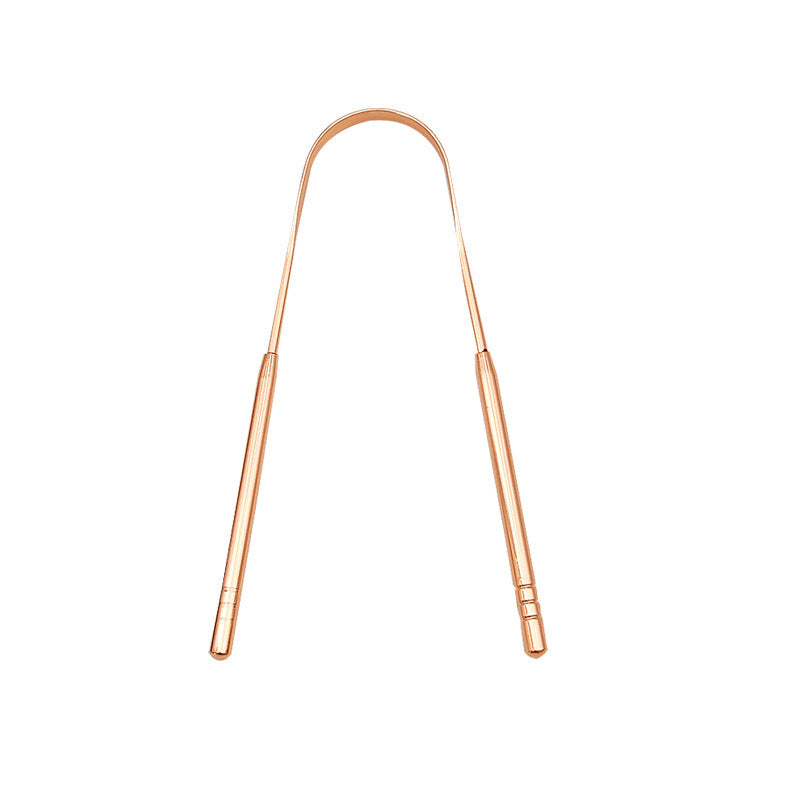 Stainless Steel Tongue Scraper Tongue Coating Cleaner Oral Cleaning Tools